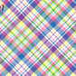 Printed Vinyl - Spring Plaid