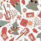 Printed Vinyl - Groovy Retro Christmas