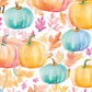 Printed Vinyl - Watercolor Pumpkin
