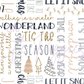 Printed Vinyl - Merry Little Christmas