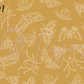 Printed Vinyl - Checkers - Earthy Insects