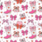 Printed Vinyl - Valentine - Cowgirl