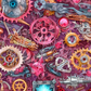 Printed Vinyl - Colorful Steampunk