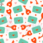 Printed Vinyl - Boho Valentine