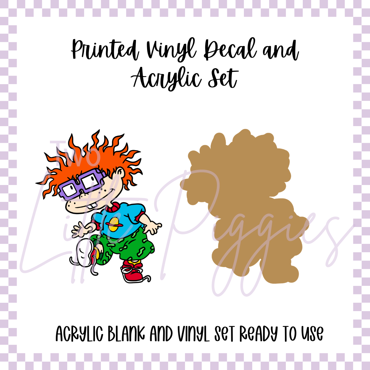 Printed Vinyl and Acrylic Set - 90's - Chuckie