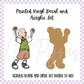 Printed Vinyl and Acrylic Set - 90's - Doug