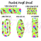 Printed Vinyl - Neon Ice Cream