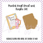 Printed Vinyl and Acrylic Set - Summer Reading