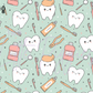 Printed Vinyl - Happy Teeth Collection