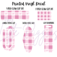 Printed Vinyl - Pastel Gingham Bows