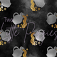 Printed Vinyl - Aquarius - Black and Gold