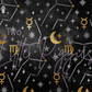 Printed Vinyl - Virgo - Black and Gold