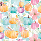 Printed Vinyl - Watercolor Pumpkin