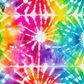 Printed Vinyl - Rainbow Tie Dye