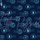 Printed Vinyl - Letters to Santa - Blue