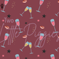 Printed Vinyl - New Year's Party