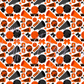 Printed Vinyl - Cheer - Orange and Black