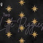 Printed Vinyl - Sagittarius - Black and Gold