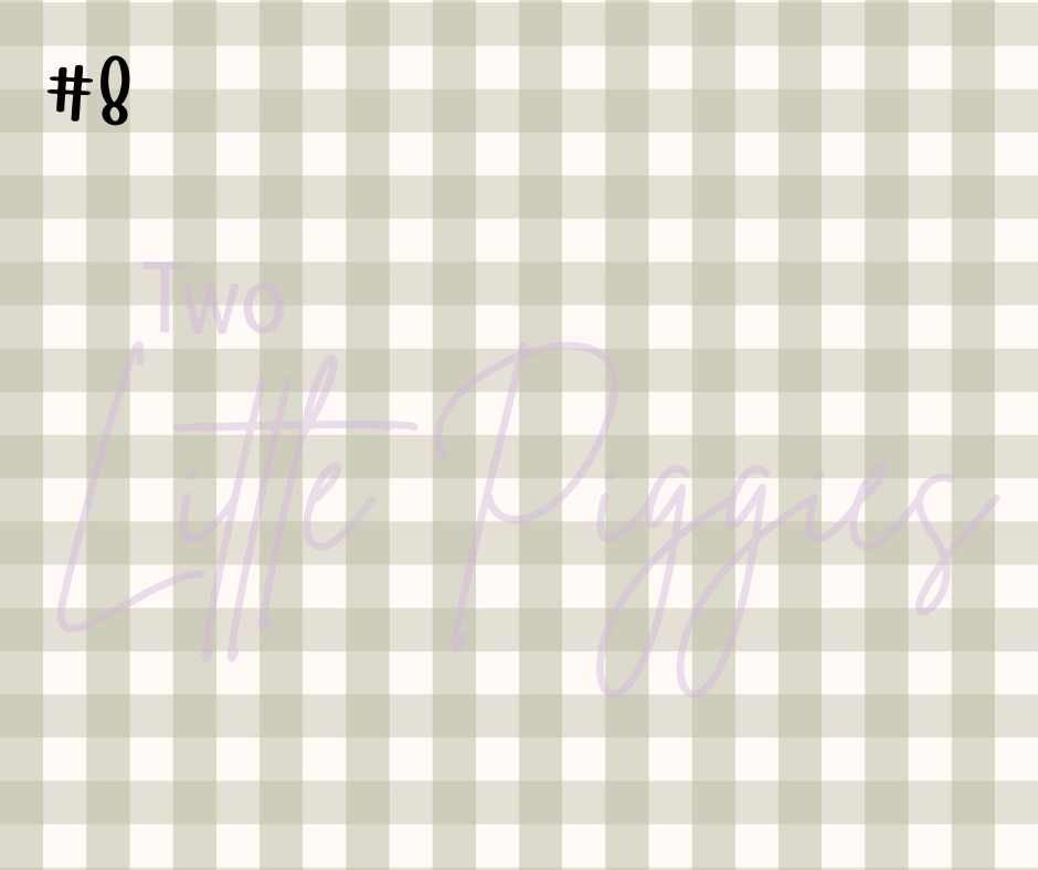 Printed Vinyl - Checkers - Fall