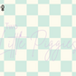 Printed Vinyl - Pastel Checkers Collection