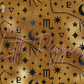 Printed Vinyl - Scorpio - Black and Gold