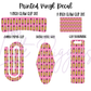 Printed Vinyl - Boho School Pink