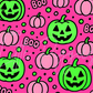 Printed Vinyl - Halloween - Neon Halloween