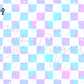 Printed Vinyl - Distressed Checkers