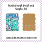 Printed Vinyl and Acrylic Set - Awareness - Asthma and Allergy