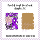 Printed Vinyl and Acrylic Set - Awareness - Epilepsy