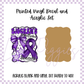 Printed Vinyl and Acrylic Set - Awareness - Sjogren's Syndrome