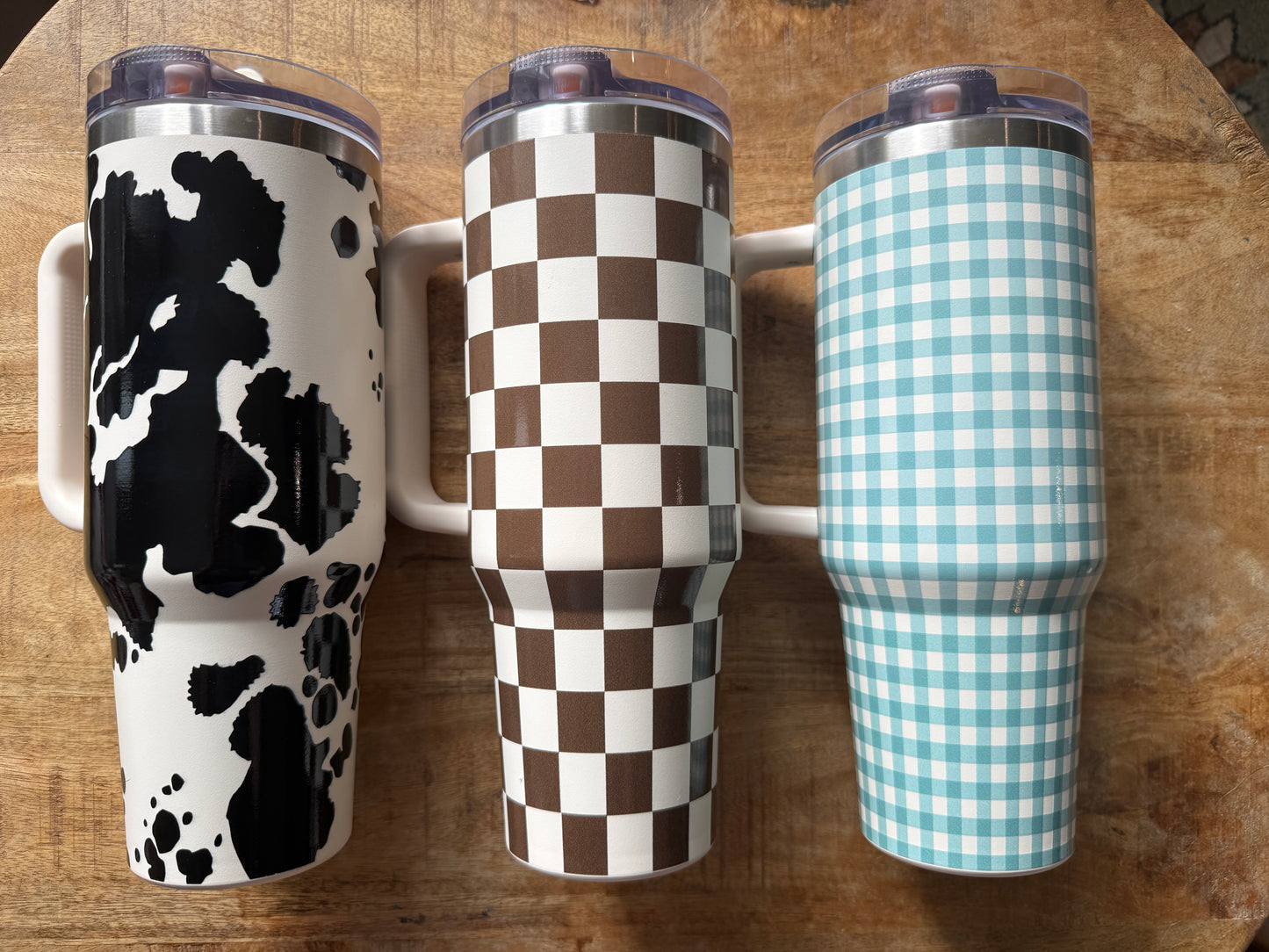 WS - 40oz No Spill PATTERN Tumblers