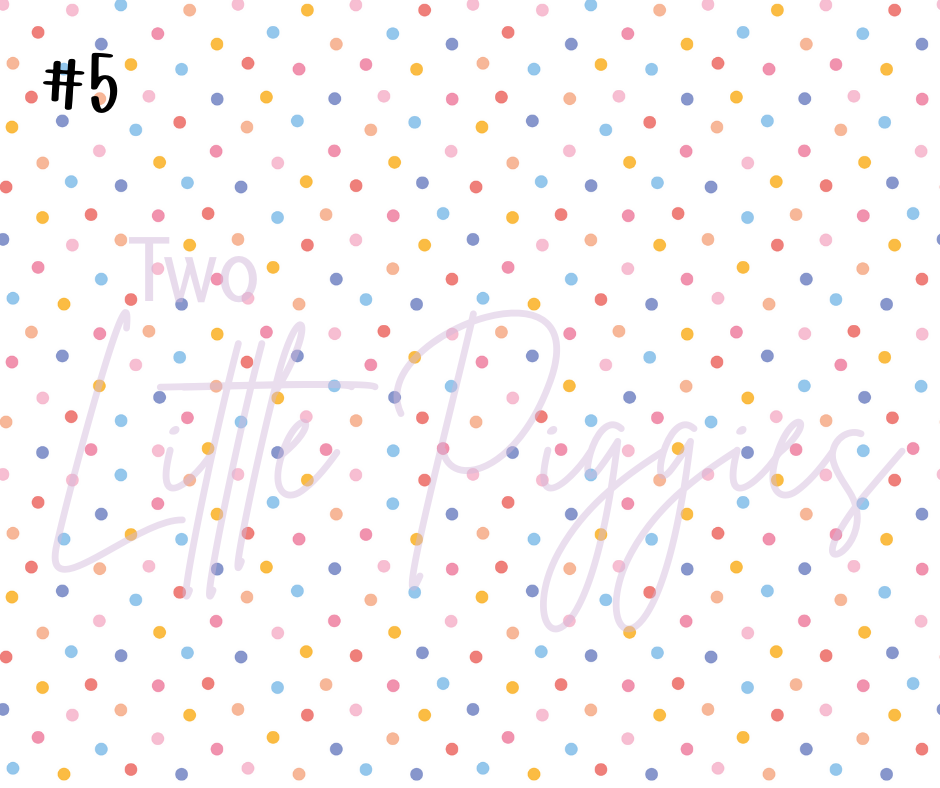 Printed Vinyl - Checkers and Flowers