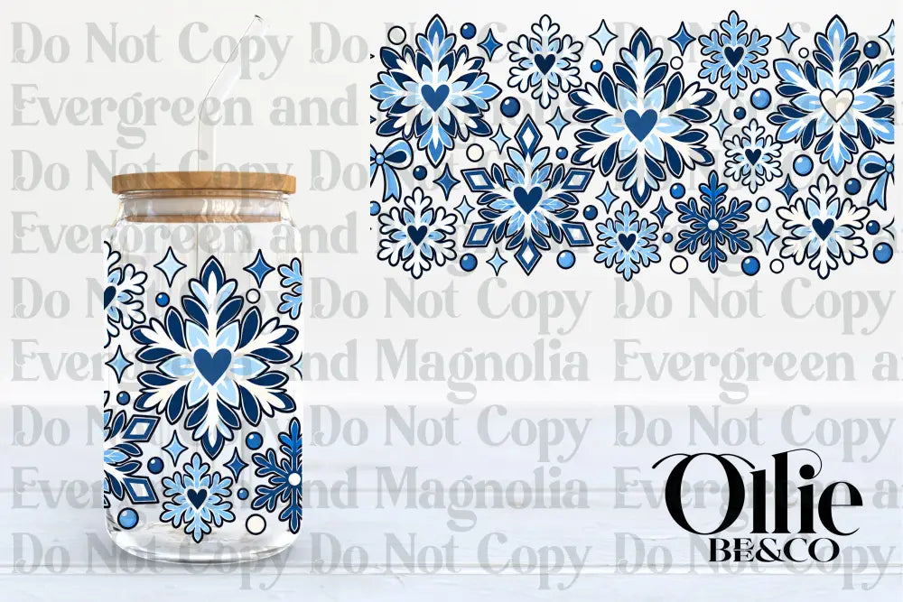 Blue Snowflakes