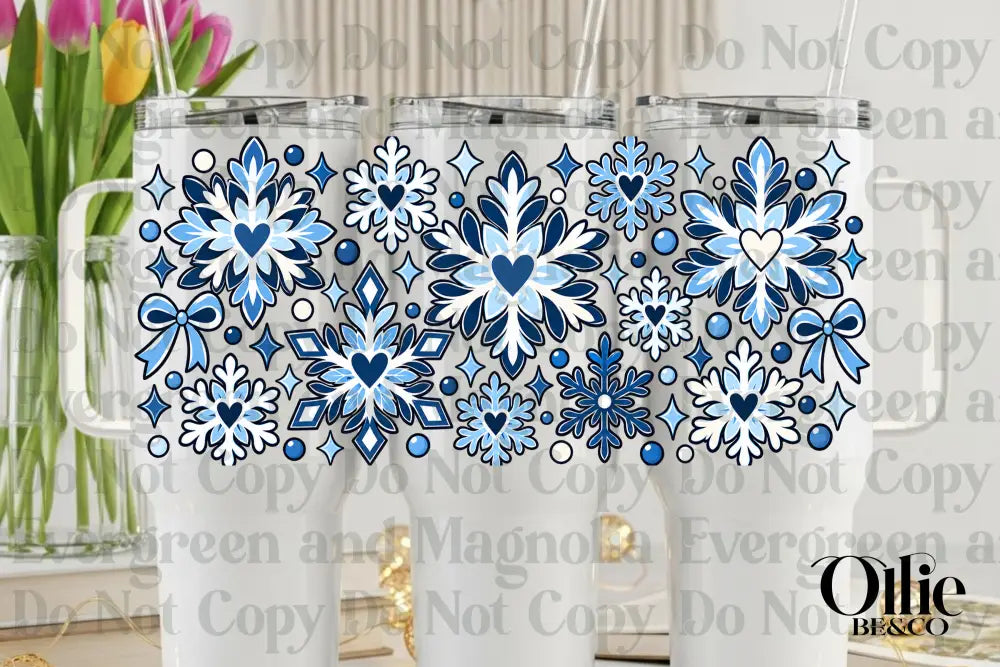 Blue Snowflakes