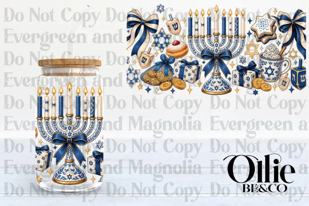 Blue & Gold Hanukah_