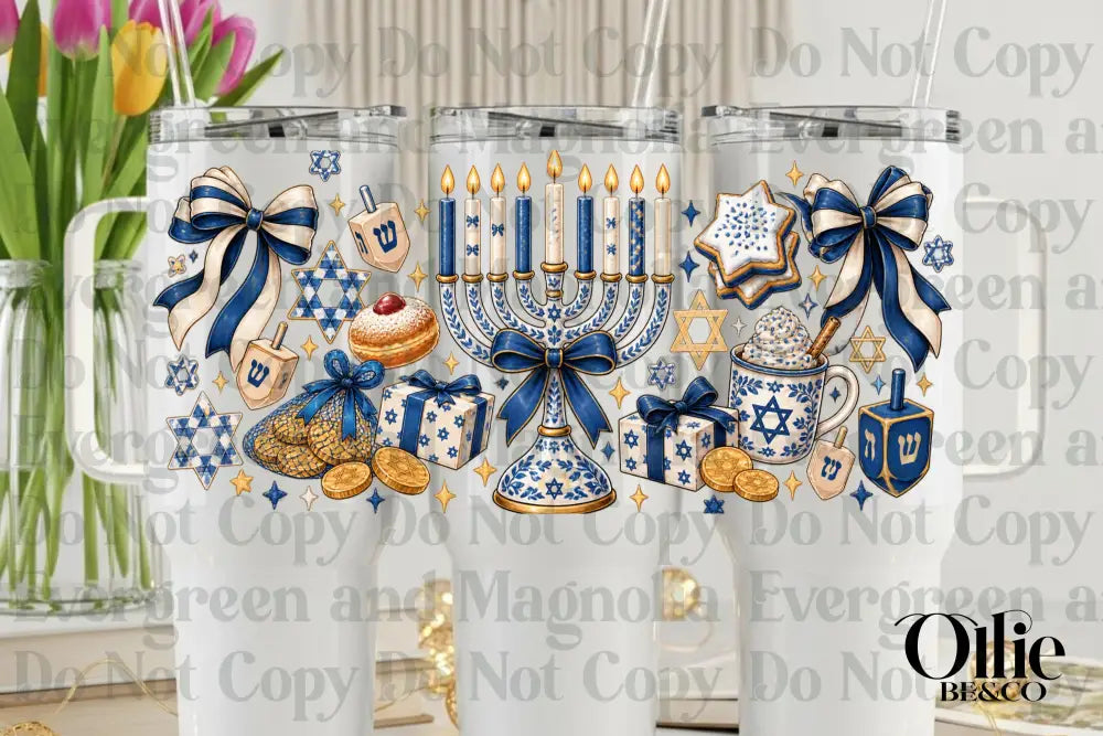 Blue & Gold Hanukah_