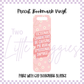 Printed Vinyl - Bookmark - Emotional Damage