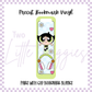 Printed Vinyl - Bookmark -  Power Puff Girls - Buttercup