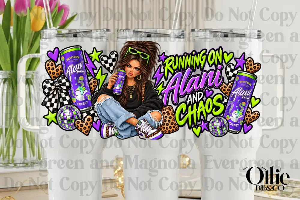Brunette WB Running On A And Chaos