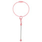Keychain Cable Loop with Beadable Bar and Screw Lock (3pc)