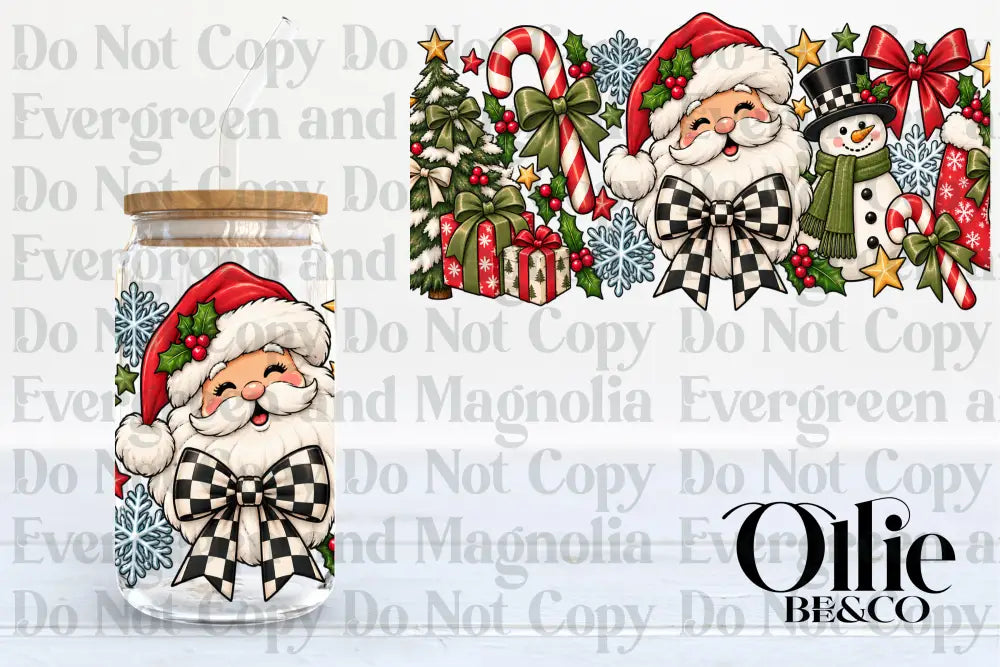 Checker & Merry Santa