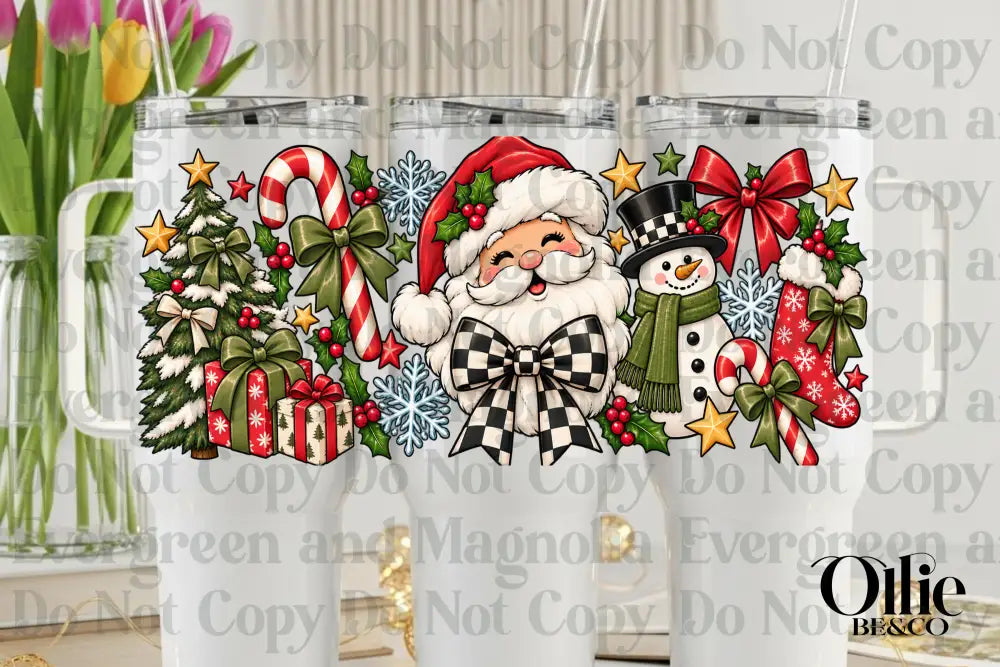 Checker & Merry Santa