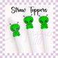 3D Printed - Straw Topper - Alien