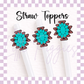 3D Printed - Straw Topper - Aztec