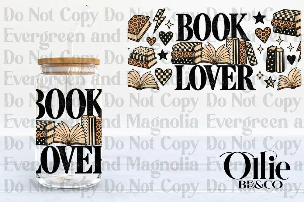 Checkered & Leopard Book Lover