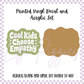 Printed Vinyl and Acrylic Set - Cool Kids Choose Empathy