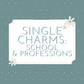 Single School & Profession Charms