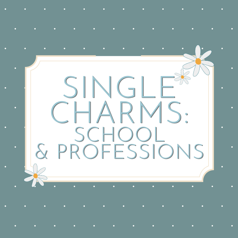 Single School & Profession Charms