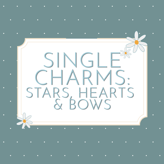 Single Stars, Hearts & Bow Charms